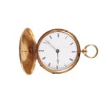 A. GOLAY.FERESECHE OF GENEVA: A gold-cased pocket watch