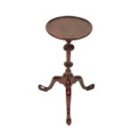 GEORGE II MAHOGANY KETTLE STAND