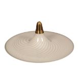 VETRI VENINI: A LARGE OPAQUE LIGHT SHADE PENDANT