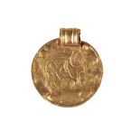 ANGLO- SAXON GOLD "BRACTEATE" PENDANT, circa 500AD - 550AD