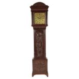 GEORGE III OAK LONGCASE CLOCK