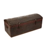 CHARLES II STUDDED LEATHER TRUNK