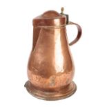 GEORGIAN COPPER LARGE FLAGON