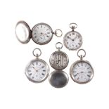 J.B. YABSLEY OF LONDON: SILVER POCKET WATCH