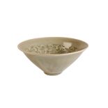 SMALL 'YAOZHOU' CELADON 'LOTUS' BOWL