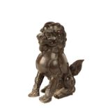 BRONZE FIGURE OF GUARDIAN DOG