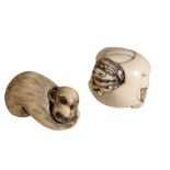 JAPANESE CARVED IVORY NETSUKE