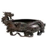 BRONZE 'DRAGON' CENSER