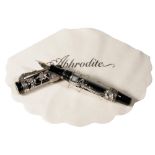 MONTEGRAPPA "APHRODITE" SILVER FOUNTAIN PEN