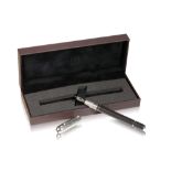 DUNHILL: A SIDECAR "LEATHER CHASSIS" LIMITED EDITION 1893 FOUNTAIN PEN