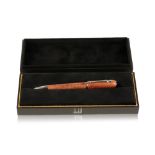 DUNHILL: A SIDECAR "BRIARWOOD" BALLPOINT PEN