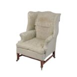 GEORGE III WING ARMCHAIR