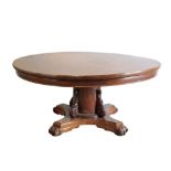 GEORGE IV MAHOGANY CENTRE TABLE