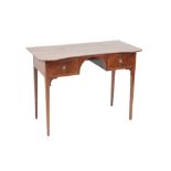 GEORGE III MAHOGANY DRESSING TABLE