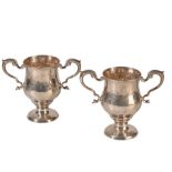 PAIR OF GEORGE III IRISH SILVER CUPS