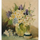 •HENRI JOSEPH PAUWELS (1903-1983) Still life study of flowers