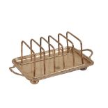 VCTORIAN SILVER SIX-BAR TOAST RACK