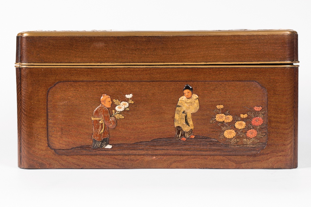 FINE JAPANESE SUZURIBAKO [WRITING BOX] AND MATCHING RYOSHIBAKO [DOCUMENT BOX] - Image 10 of 10