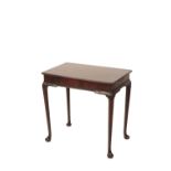 GEORGE II MAHOGANY SIDE TABLE