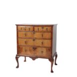 QUEEN ANNE WALNUT CHEST ON STAND