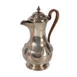 GEORGE III IRISH SILVER COFFEE POT