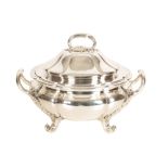 WILLIAM IV SILVER SOUP TUREEN AND COVER