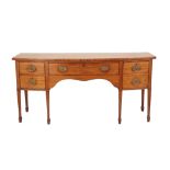 GEORGE III STYLE MAHOGANY SIDEBOARD