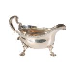 GEORGE II SILVER SAUCE BOAT