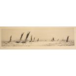 WILLIAM LIONEL WYLLIE (1851-1931) 'The Trawler Fleet'