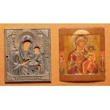 RUSSIAN ORTHODOX SCHOOL Icon of the Madonna and Child