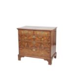 GEORGE I WALNUT CHEST OF DRAWERS