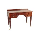 VICTORIAN MAHOGANY DRESSING TABLE