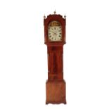 GEO III MAHOGANY LONGCASE CLOCK