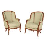 PAIR OF LOUIS XV STYLE FAUTEUIL