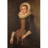 AFTER CORNELIS VAN DER VOORT (1576-1624) Portrait of a lady