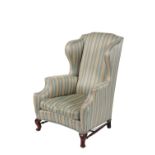 GEORGE III WING ARMCHAIR