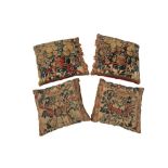 FOUR TAPESTRY CUSHIONS
