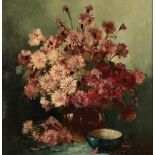 •HENRI JOSEPH PAUWELS (1903-1983) Still life study of flowers