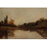ASCRIBED TO NATHANIEL HONE II (1831-1917) River landscape