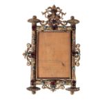 CONTINENTAL GILT-METAL PHOTOGRAPH FRAME