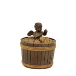 NOVELTY BRONZE INKWELL