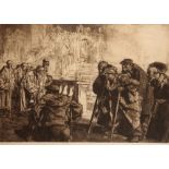 •SIR FRANK BRANGWYN (1867-1956) 'The Feast of Lazarus'