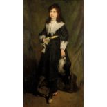 EDUARD CHARLEMONT (1848-1906) A full length portrait of the Hon. Alice de Worms