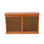 REGENCY BIRDS EYE MAPLE SIDE CABINET