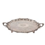 GEORGE III SILVER TRAY