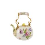 DRESDEN PORCELAIN TEAPOT