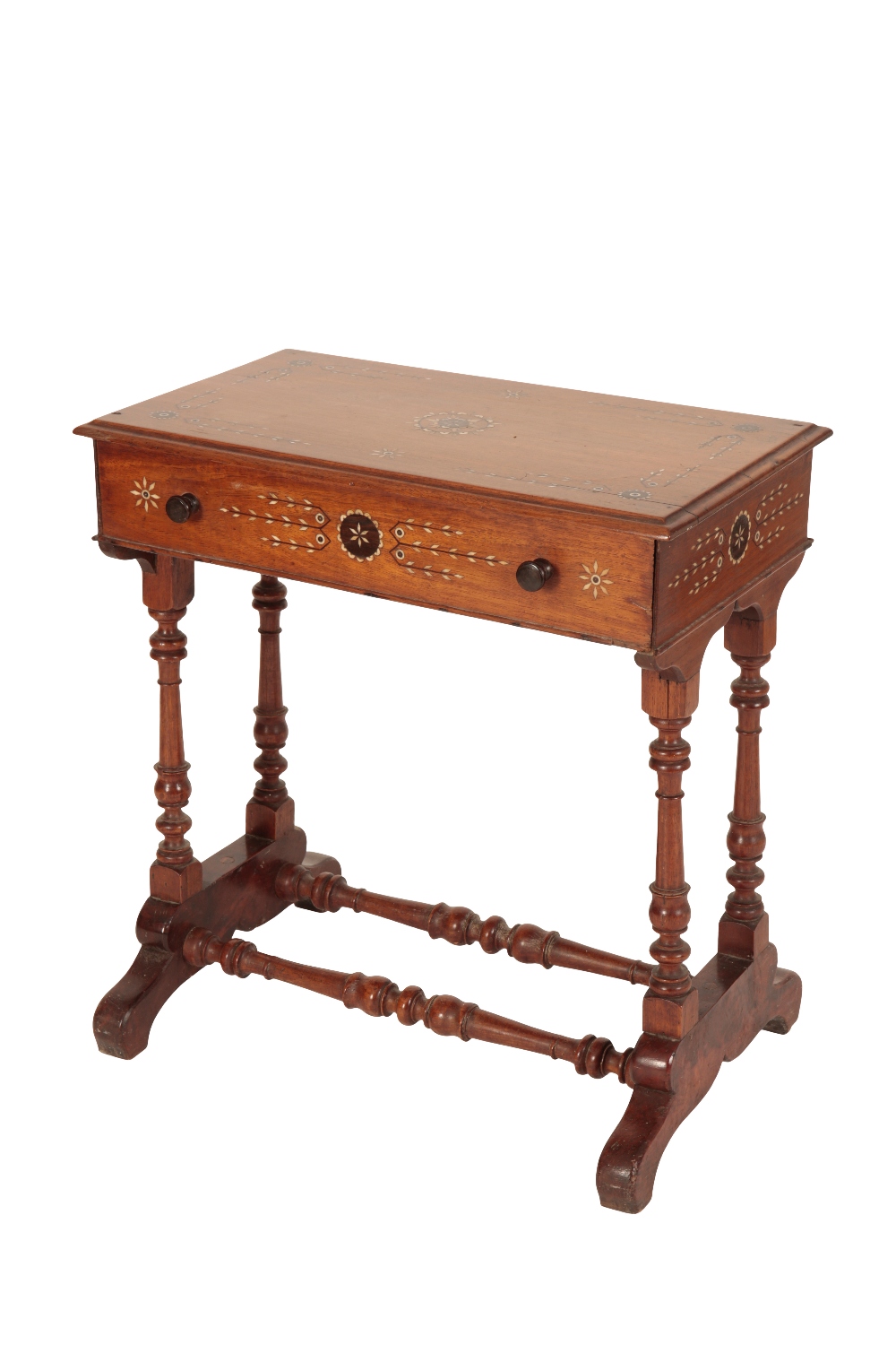 COLONIAL HARDWOOD SIDE TABLE