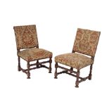 PAIR OF WILLIAM AND MARY STYLE SIDE CHAIRS