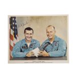 Dick Gordon, an official Gemini XI signed crew colour litho photograph