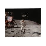 A photograph taken from the Apollo 16 mission showing Charlie Duke, the 10th man to walk on the Moon